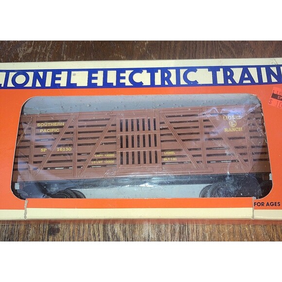 1991 LIONEL ELECTRIC Train 6-16130 Southern Pacific Ranch Stock Car Orig Box - Picture 2 of 12